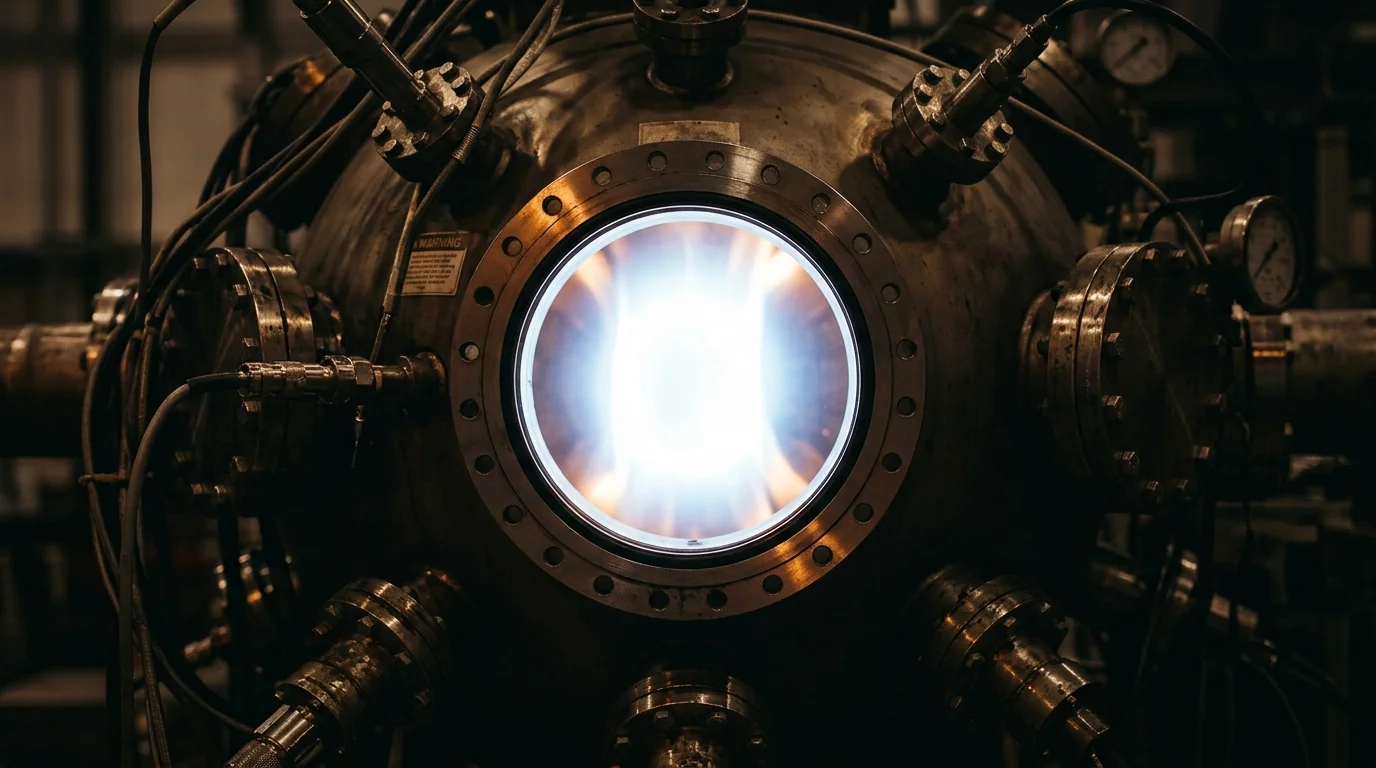 General Fusion's LM26 device achieving high-temperature plasma