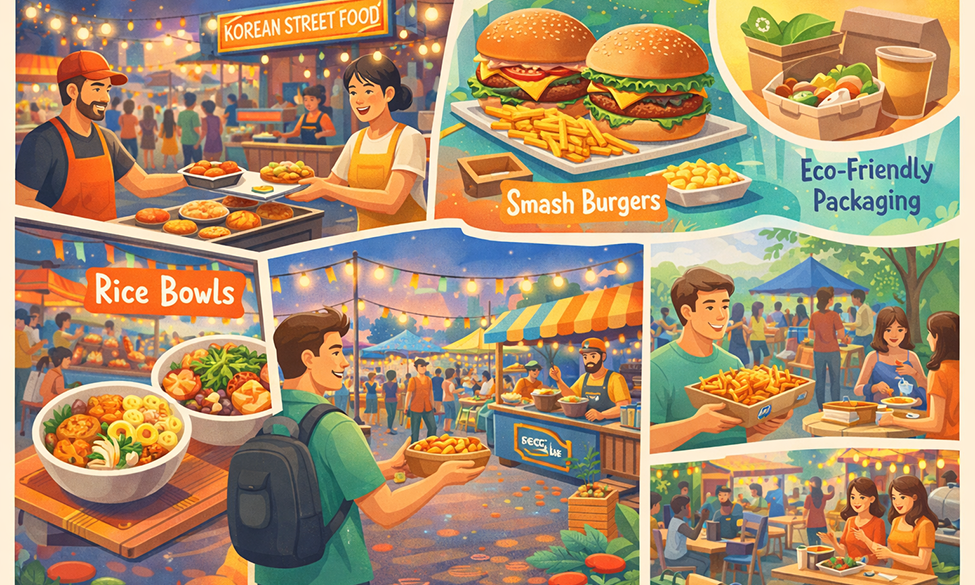 Street food trends for summer 2026 illustrated