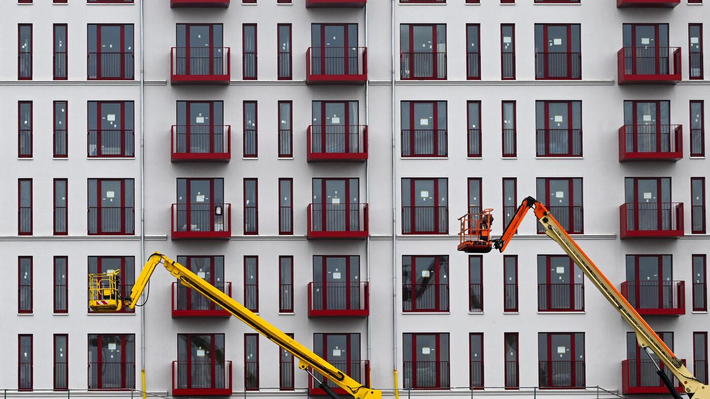 Berlin apartment blocks representing social housing