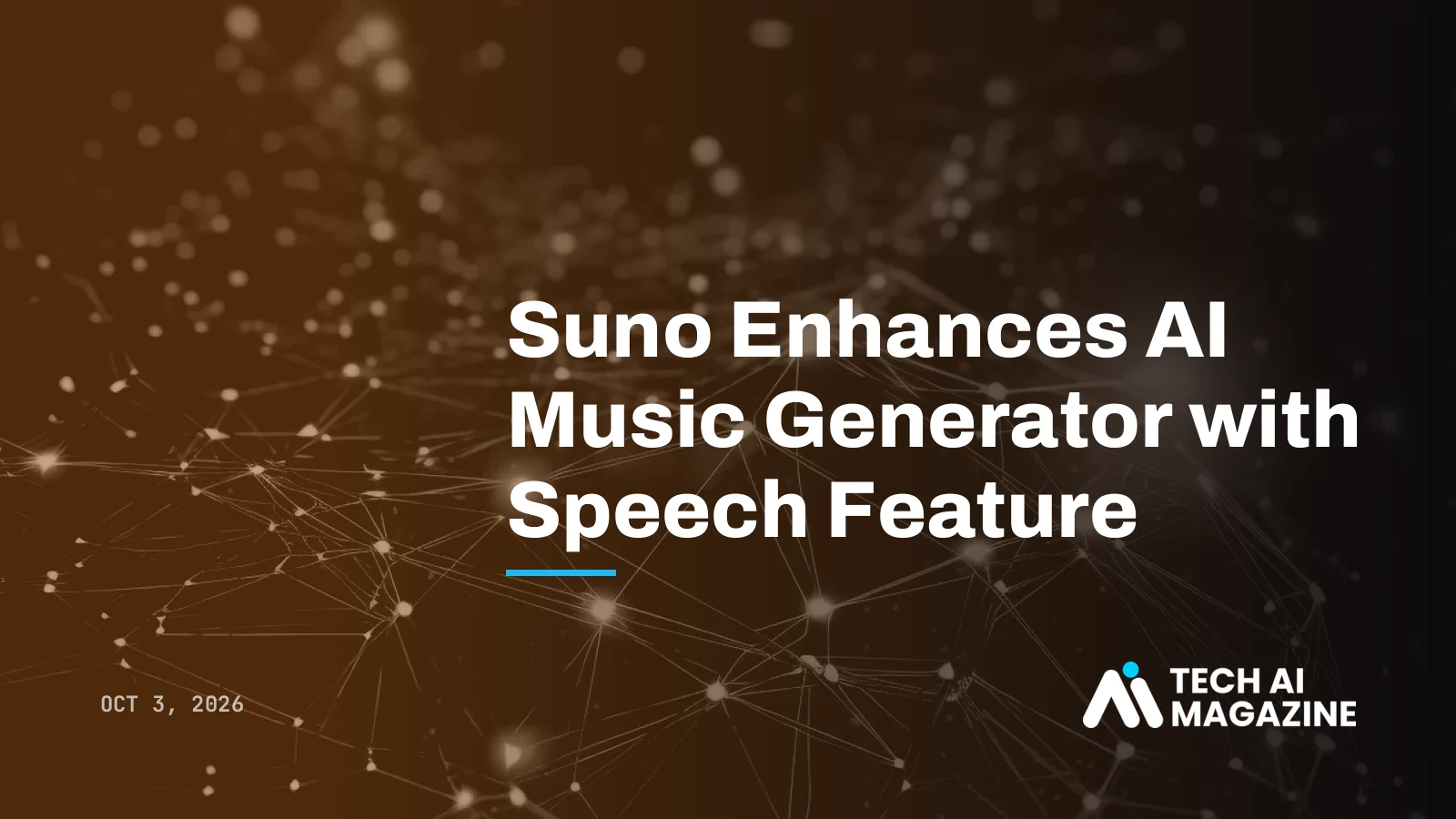 Suno launches speech feature for audio narration with AI-generated background music
