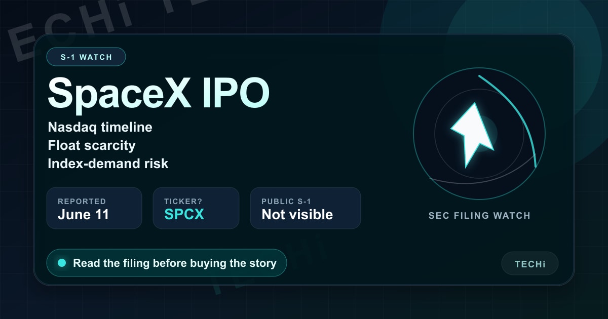 SpaceX IPO filing