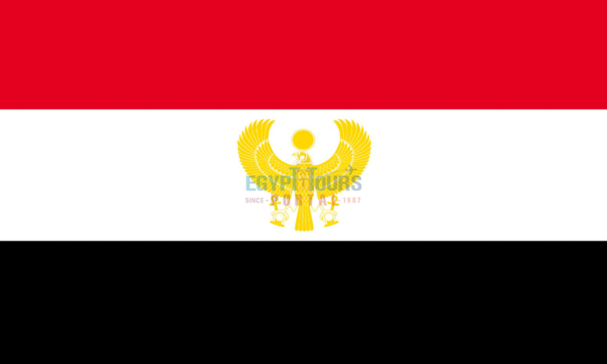 Egyptian flag representing Africa's top funding destination