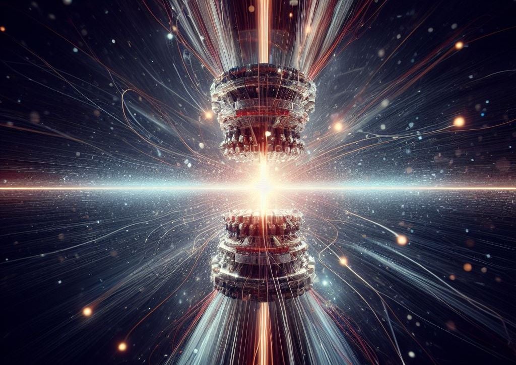 Antimatter artistic image