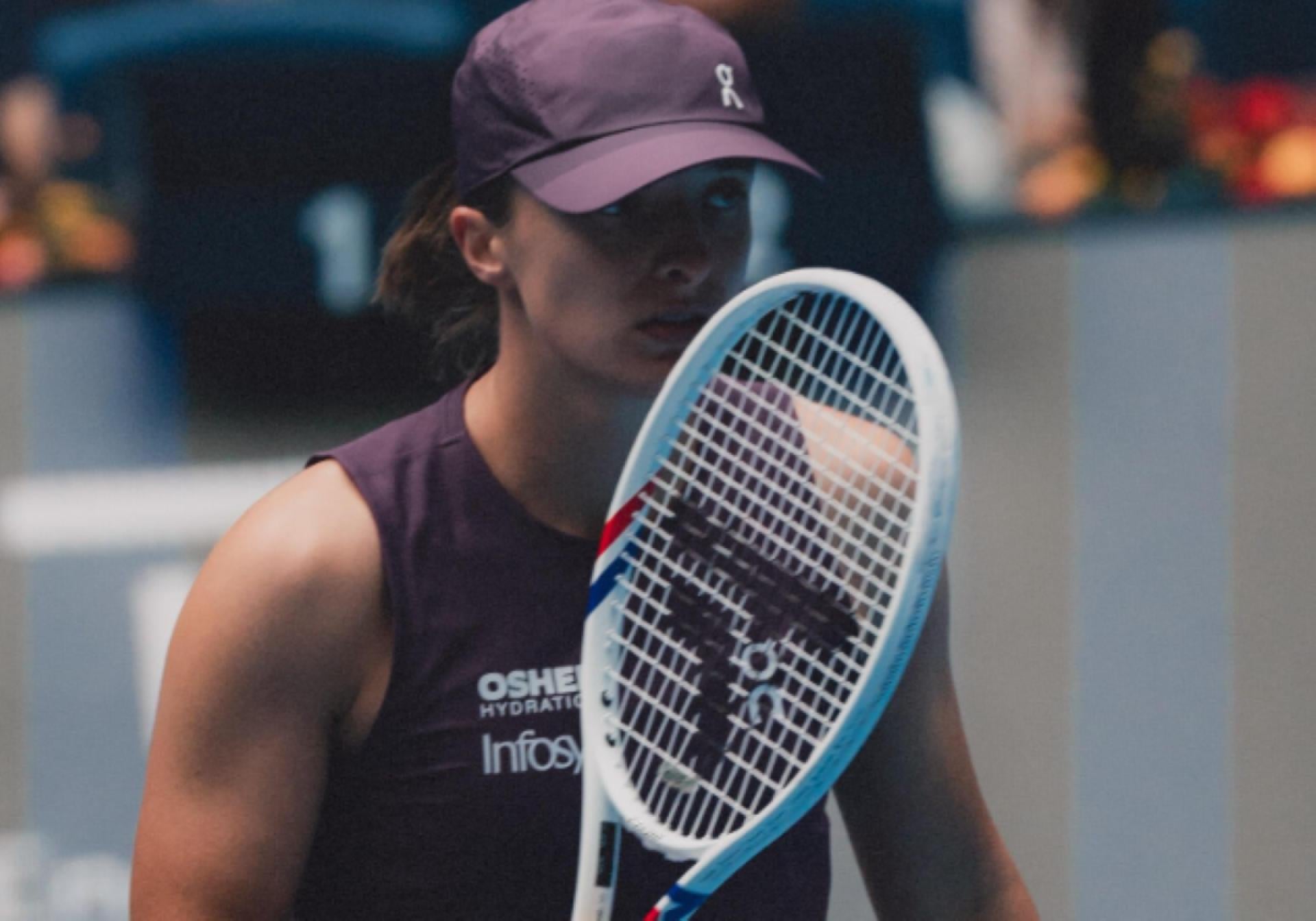 Iga Swiatek celebrates a comeback win at China Open