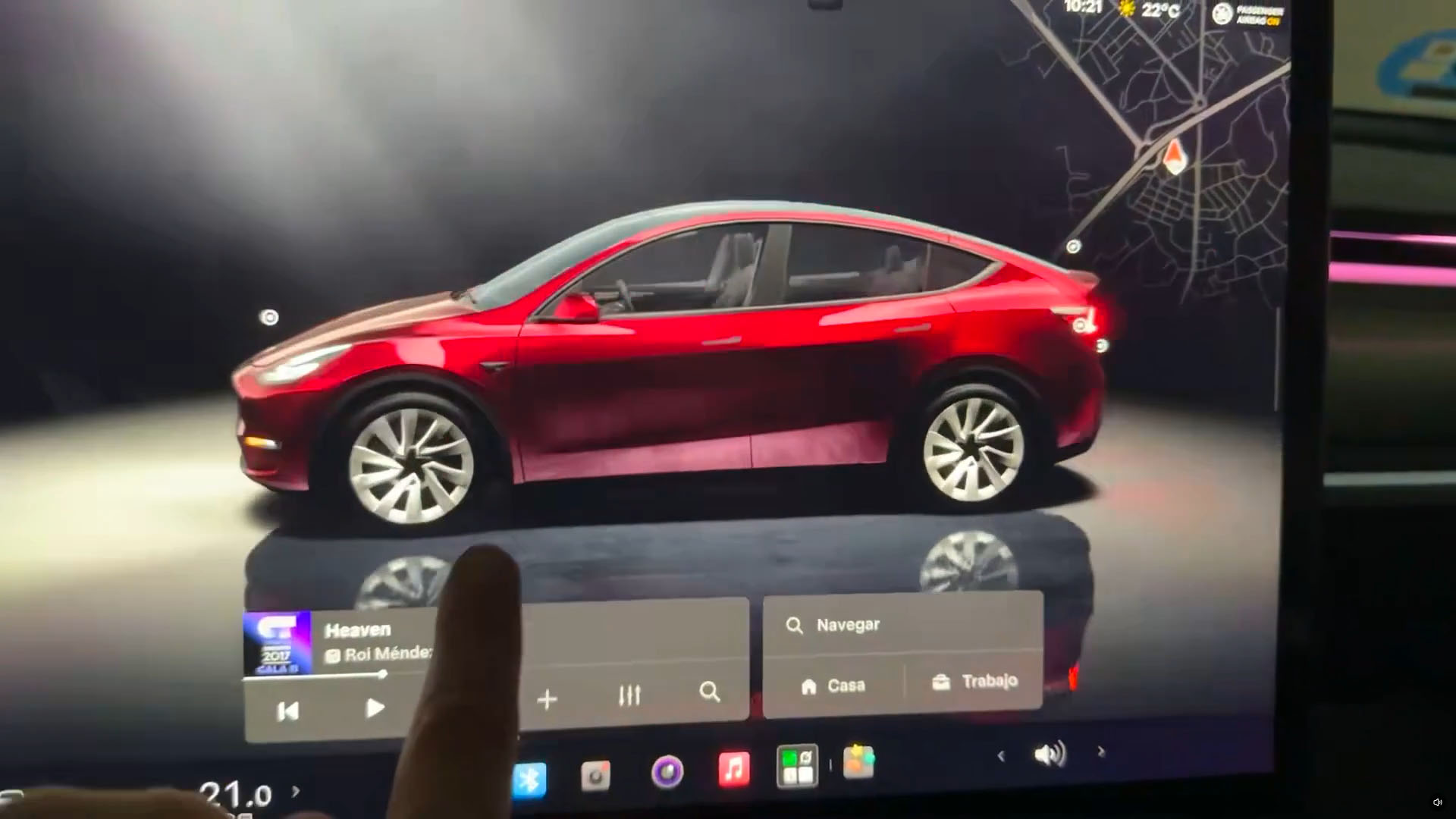 Tesla 2026.38 OTA update interface for Model Y legacy hardware