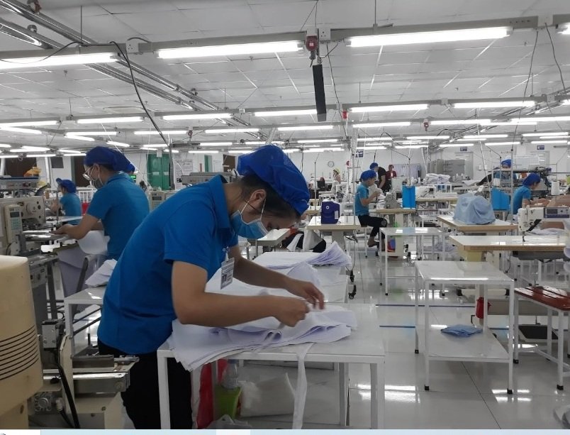 Vietnamese textile and apparel exports growth chart