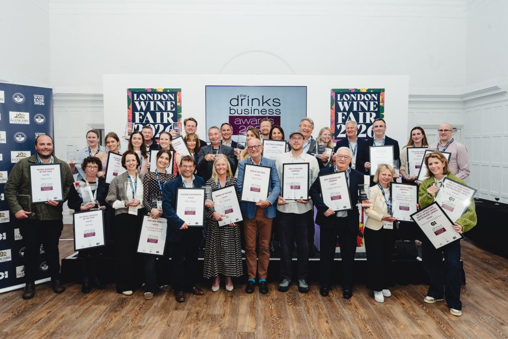 Ceremony at The Drinks Business Awards 2026 recognizing excellence across the global drinks trade