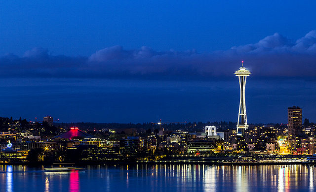 Scenic Seattle skyline, destination of a new United Airlines sale from Washington D.C.