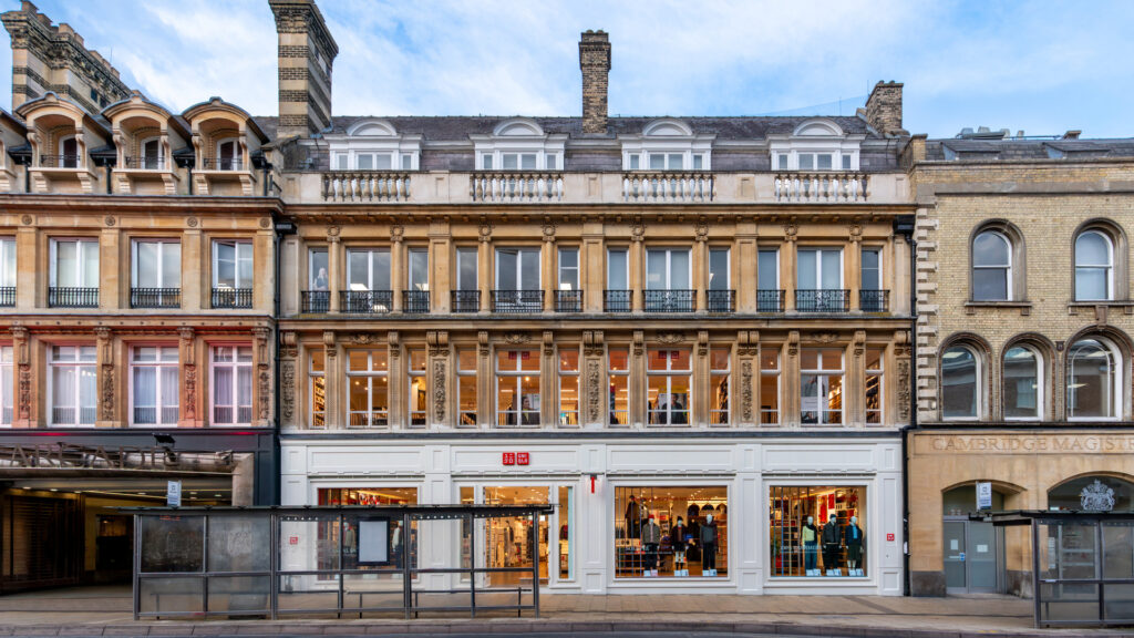 Uniqlo's new Cambridge store exterior