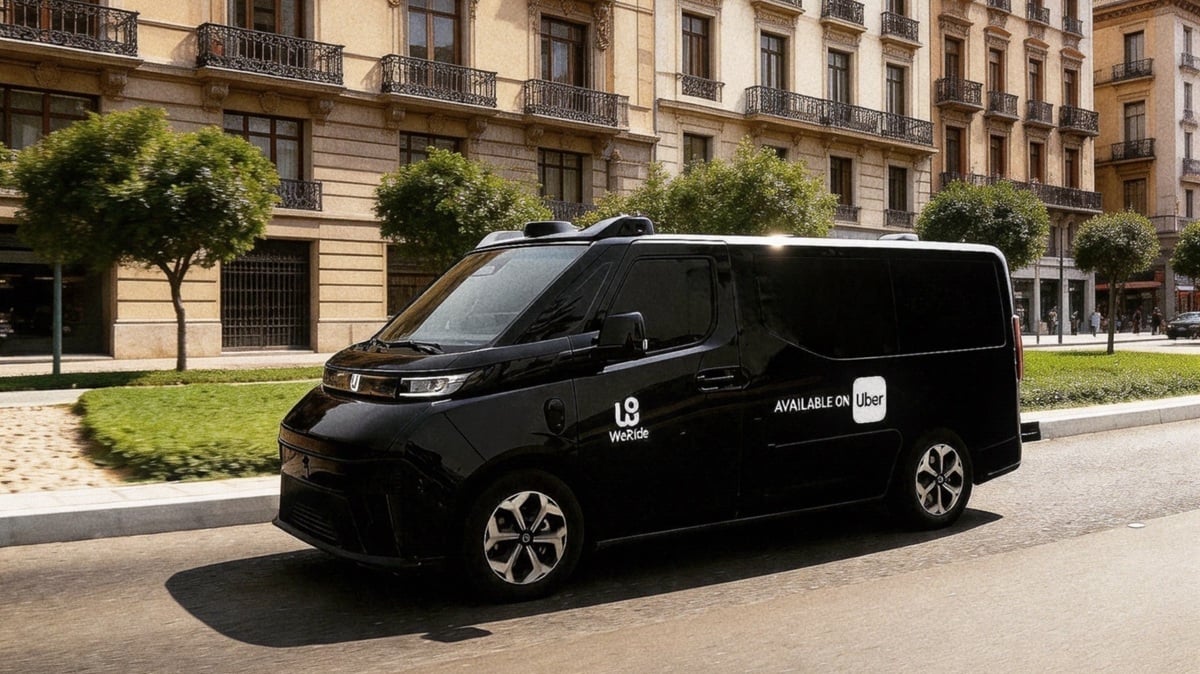 WeRide robotaxi in Spain context