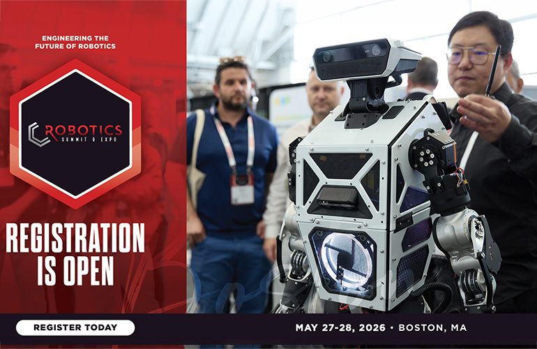 Robotics Summit & Expo 2026 registration banner