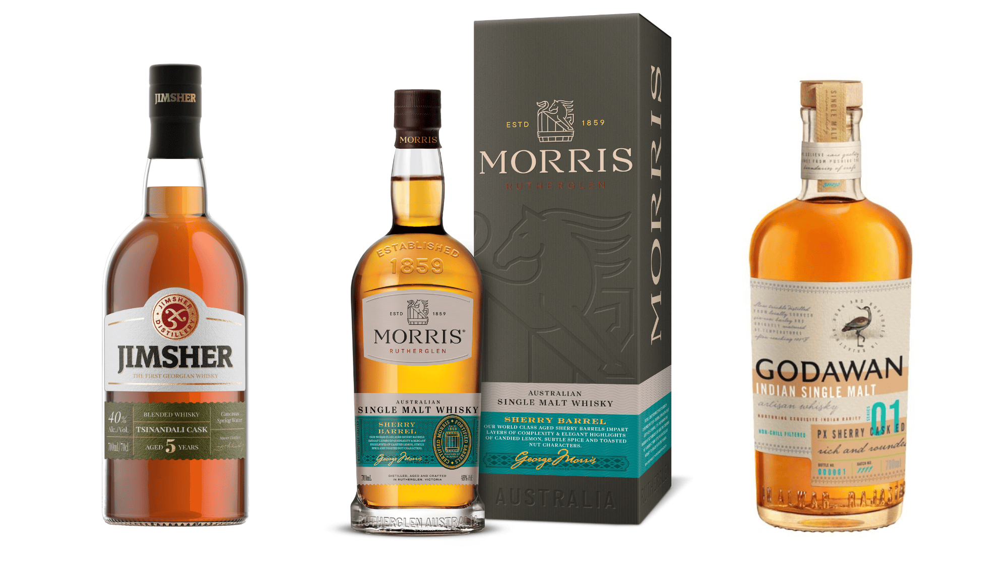 Award-winning world whiskies