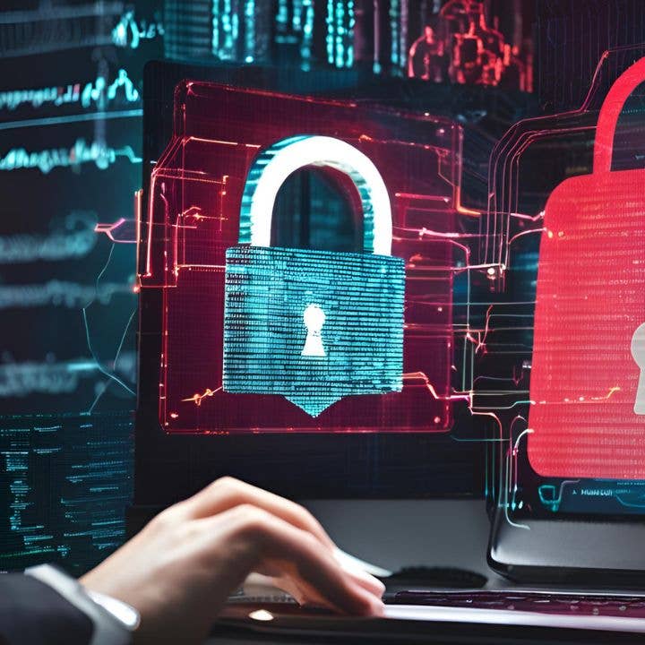 Cybersecurity data breach image