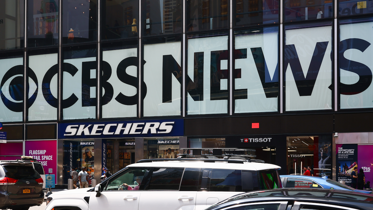 CBS News logo — AI governance has become a flashpoint in the network's ongoing union contract negotiations