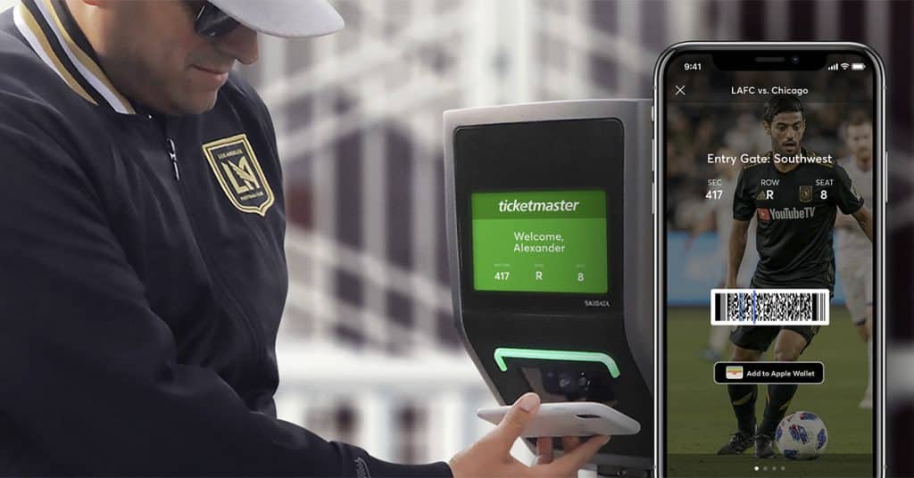 Ticketmaster ticket transfer interface showing error messages