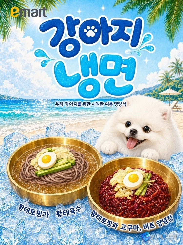 Image of E-mart's dog-friendly summer snacks