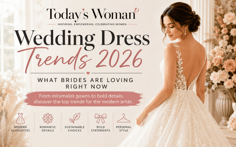2026 wedding dress trends including minimalist gowns and corset styles