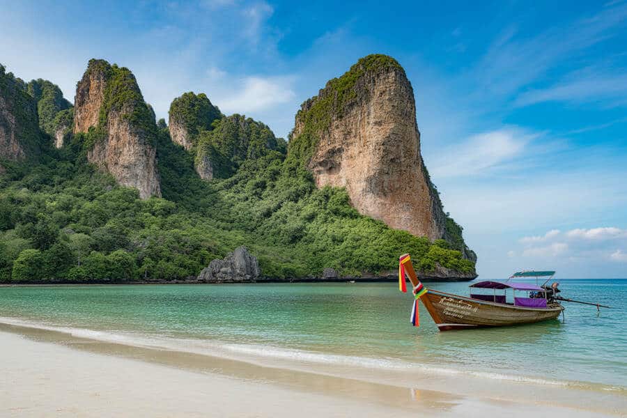Tourists enjoying Thailand's tropical beaches