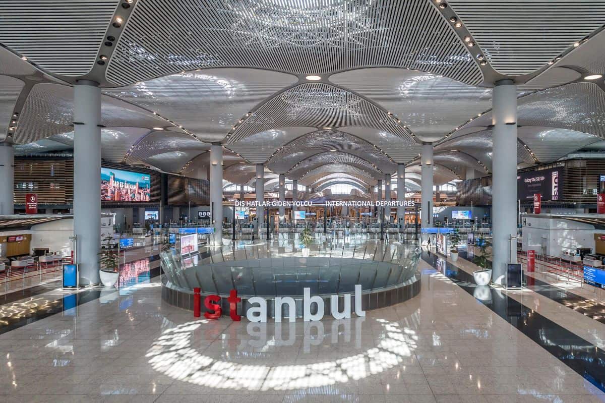 Istanbul Airport terminal interior