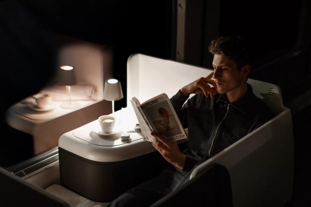 Nox Mobility sleeper suite interior shown at launch