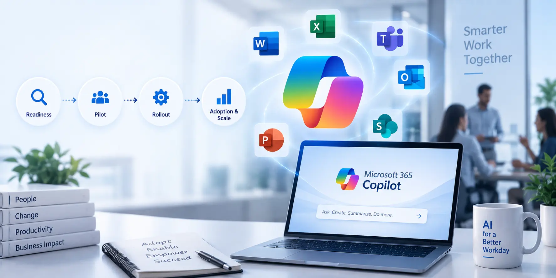 Cover image for Microsoft 365 Copilot adoption strategy guide