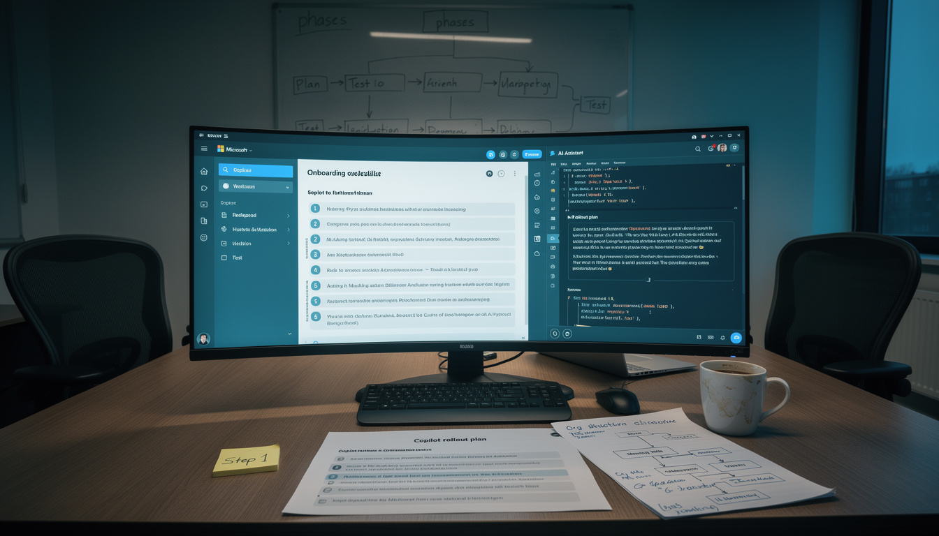 German IT consultancy guide on Copilot rollout steps