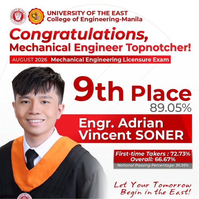 UE University of the East Sep 1 Opening Notice