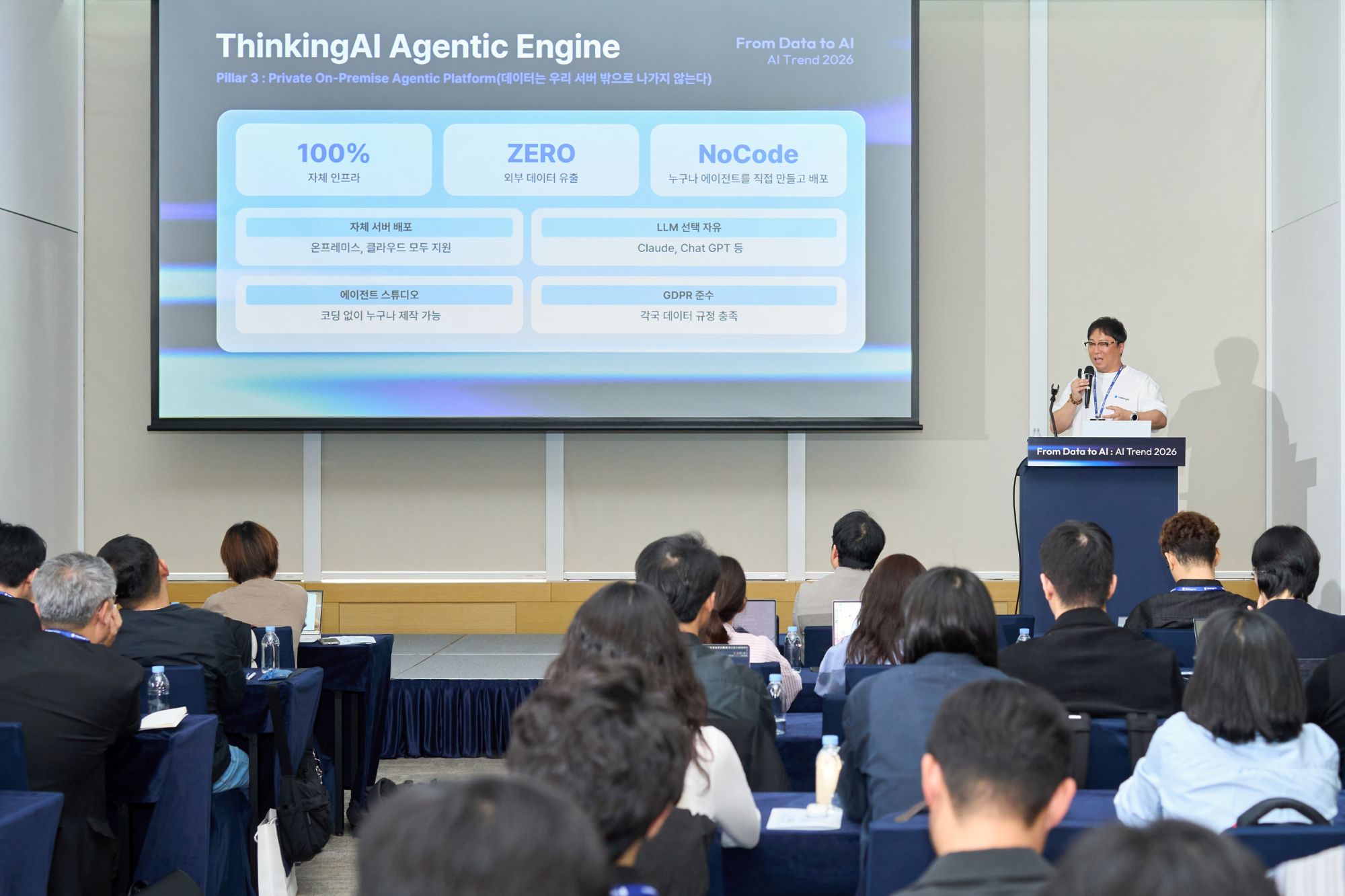 ThinkingAI 'AI Trend 2026' presentation