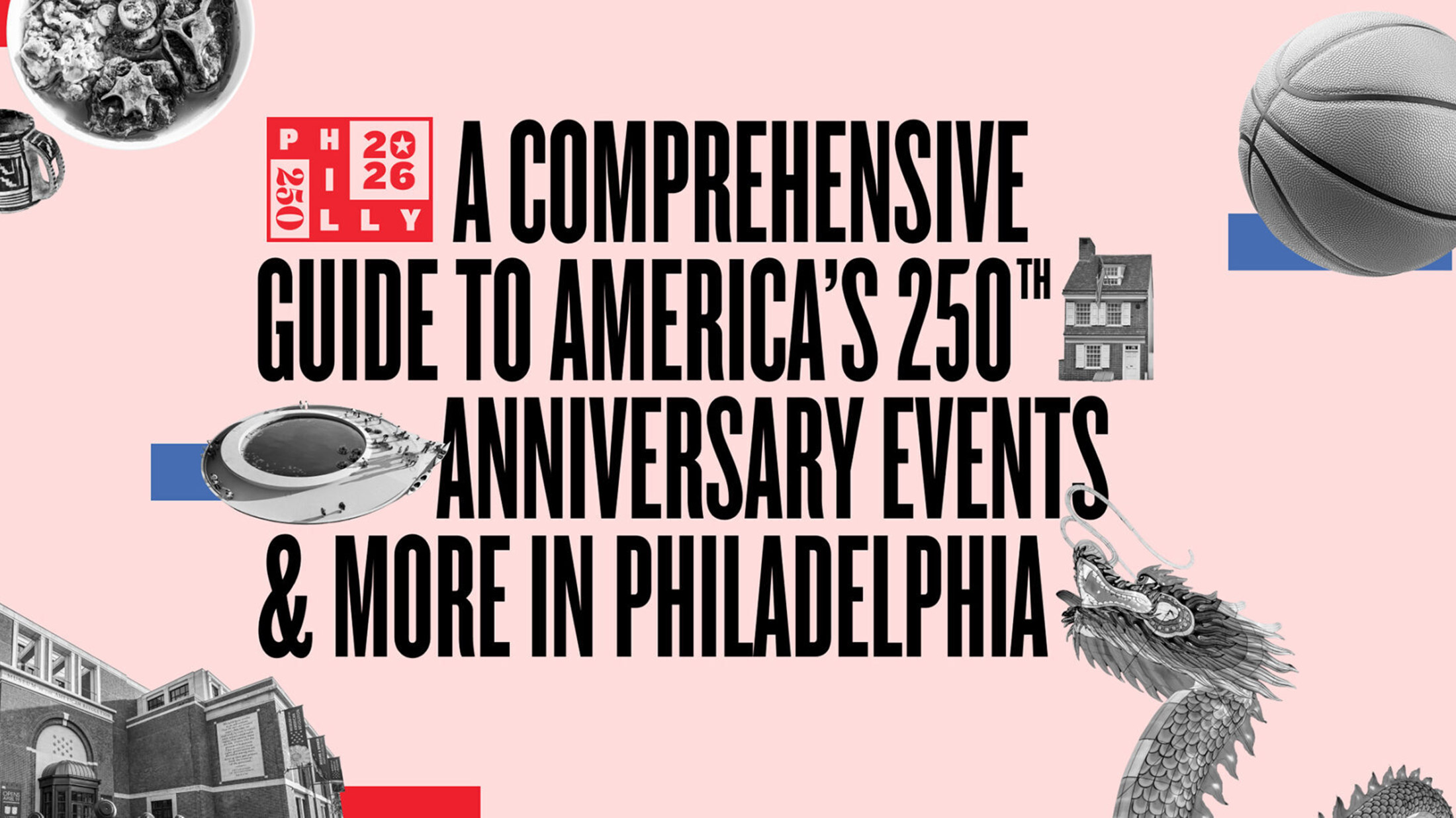 Visit Philadelphia promotional image for Mural Arts 2026 bicentennial celebrations