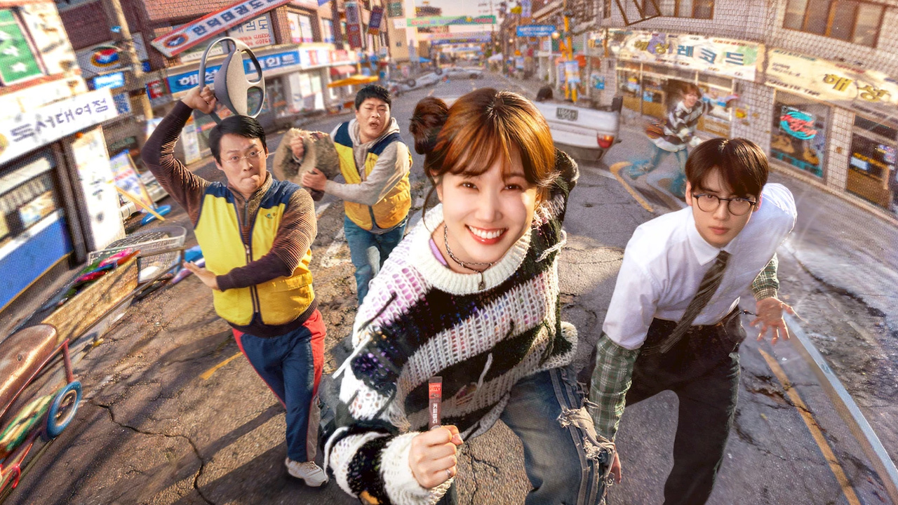 The WONDERfools is now streaming on Netflix — promotional key art for the Korean superhero limited series