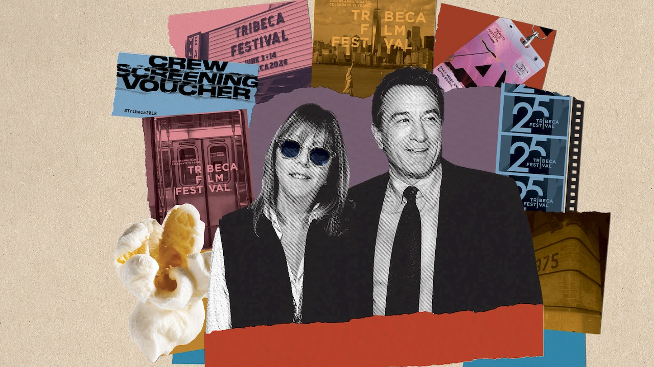 Promotional artwork for the Tribeca 25 documentary