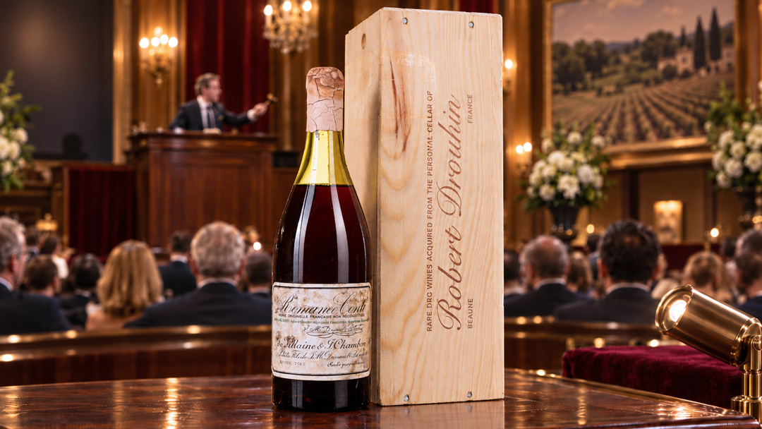 Auction house fine wine catalogues continue to attract international bidders