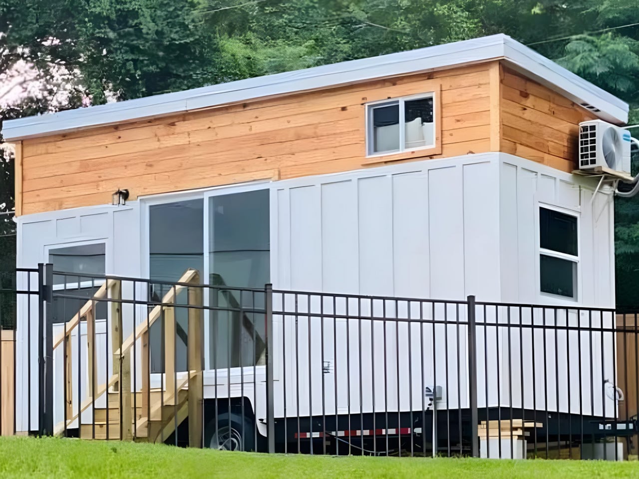 The Rasa tiny house by Simplify Further Tiny Homes, designed specifically for Airbnb short-term rental hosting