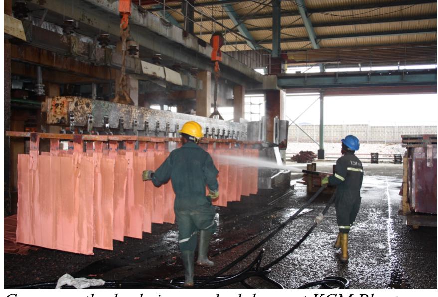 Copper mine operations at Konkola Copper Mines