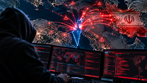Map or chart showing global cyberattack targets