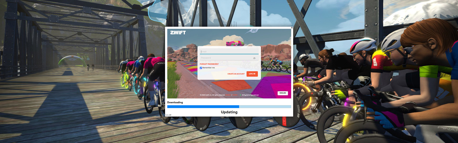 Zwift update header